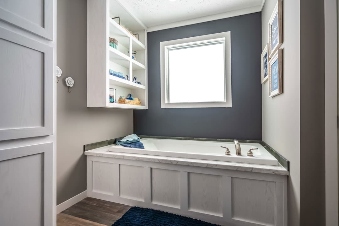 The willow oak bathroom home features