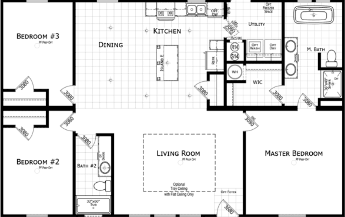 Brewton floor plan home features