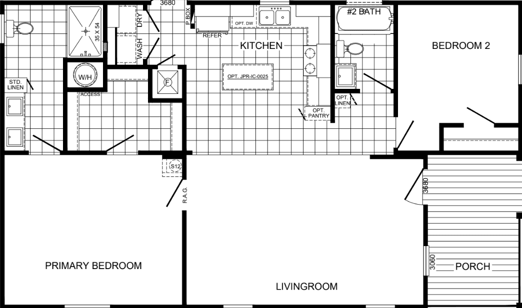 Champion community 2844444 floor plan home features