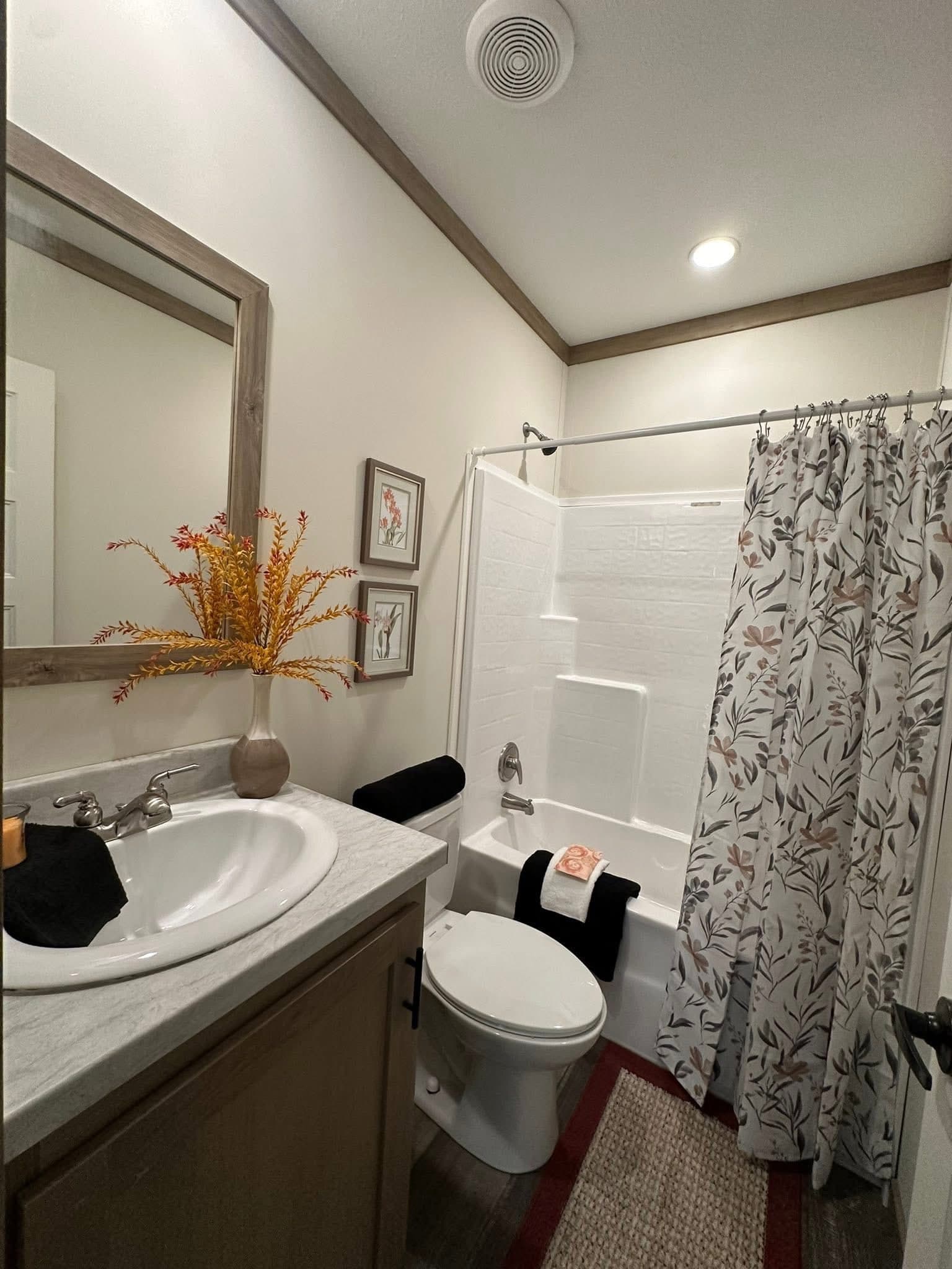 The caney creek (inventory) bathroom home features