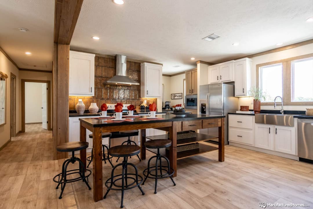 The patton creek kitchen home features