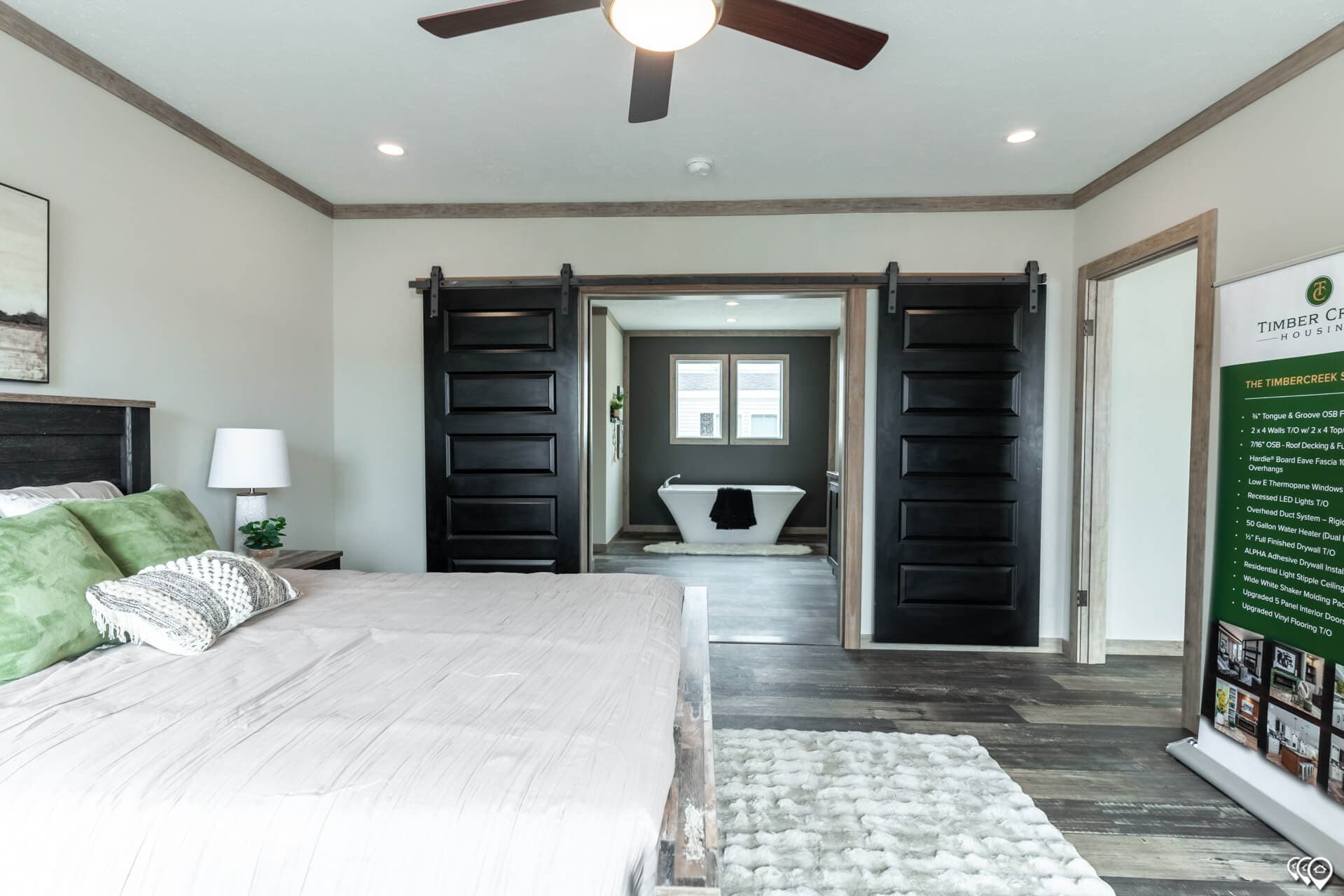 The shoal creek bedroom home features