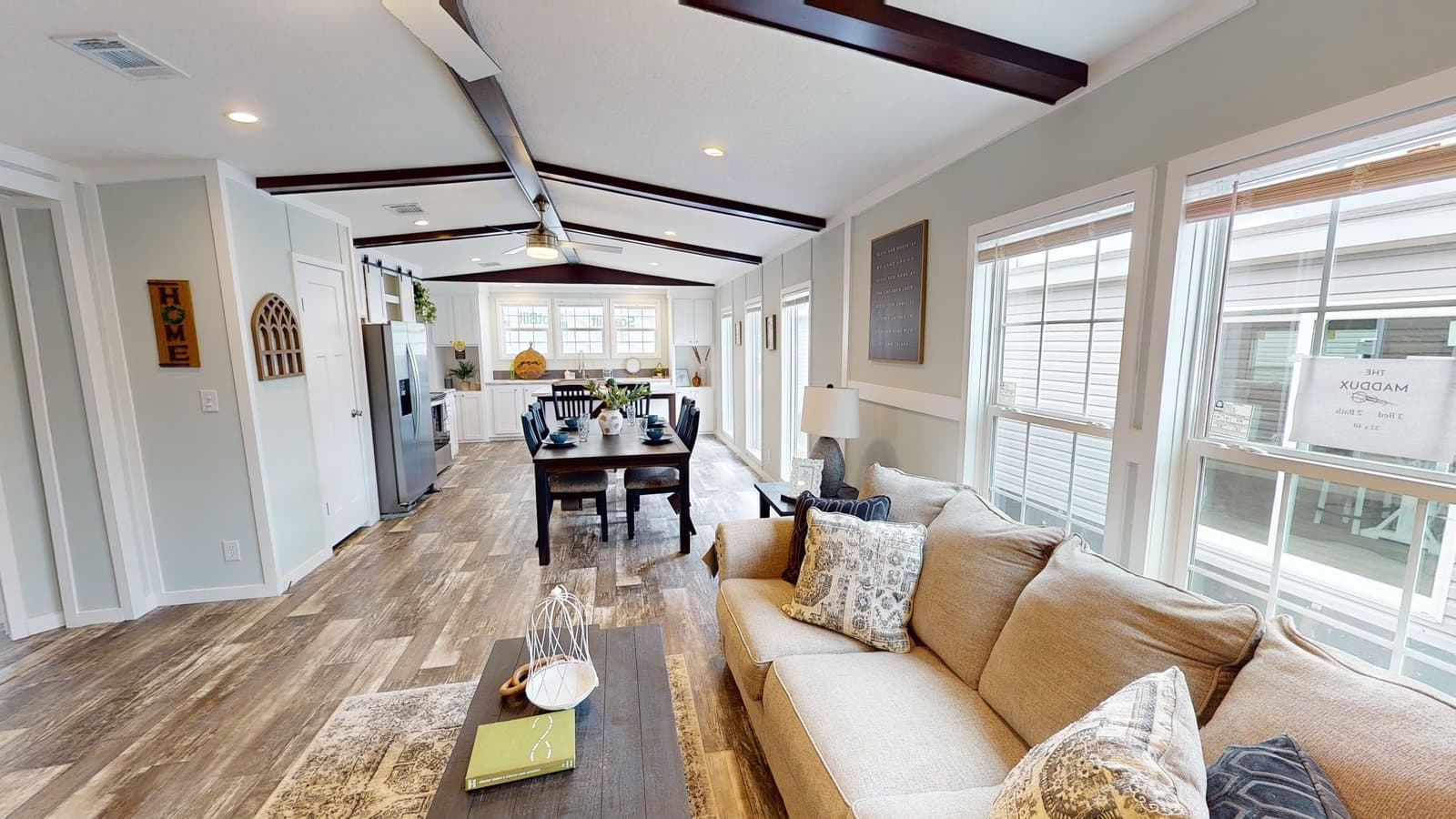 The maddux interior home features