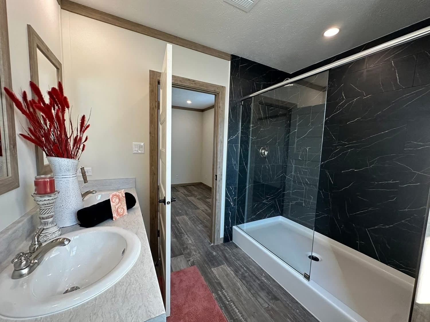 The caney creek (inventory) bathroom home features