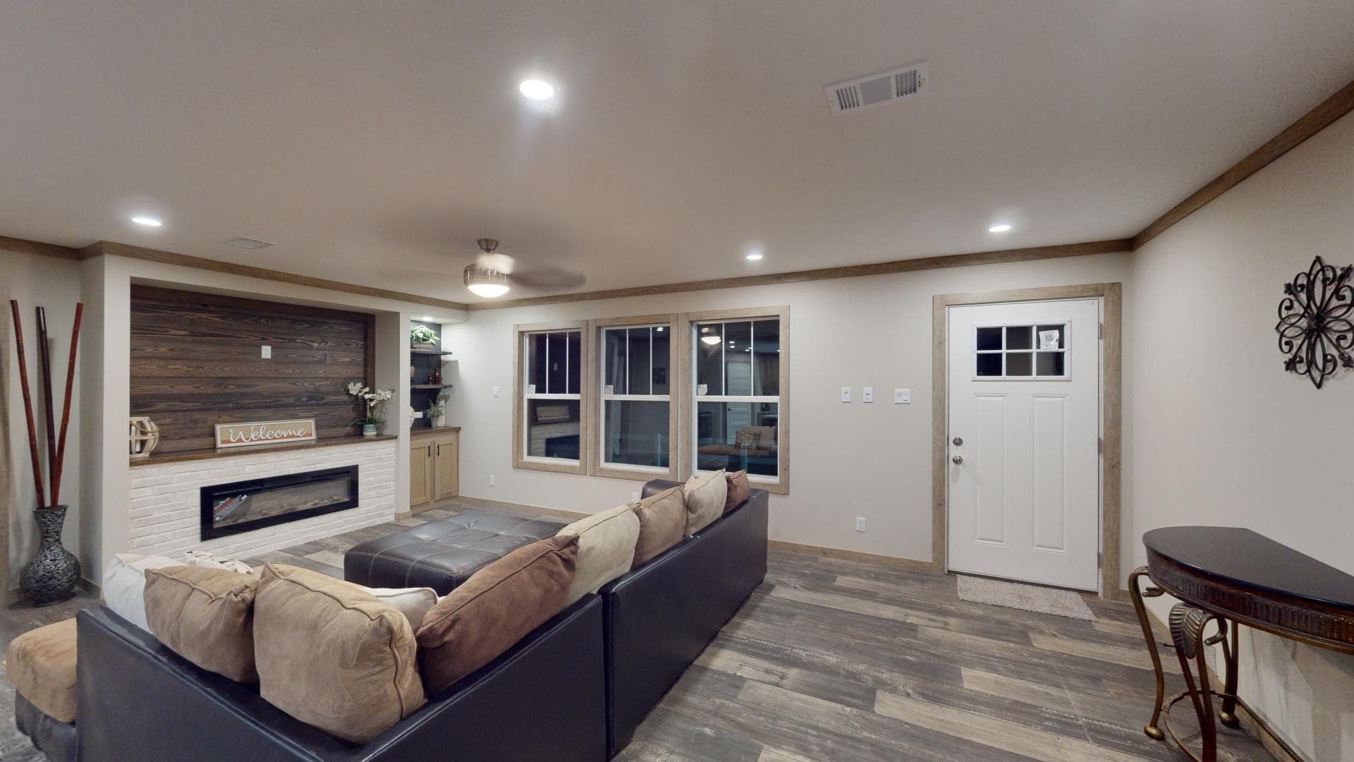 The riverton interior home features