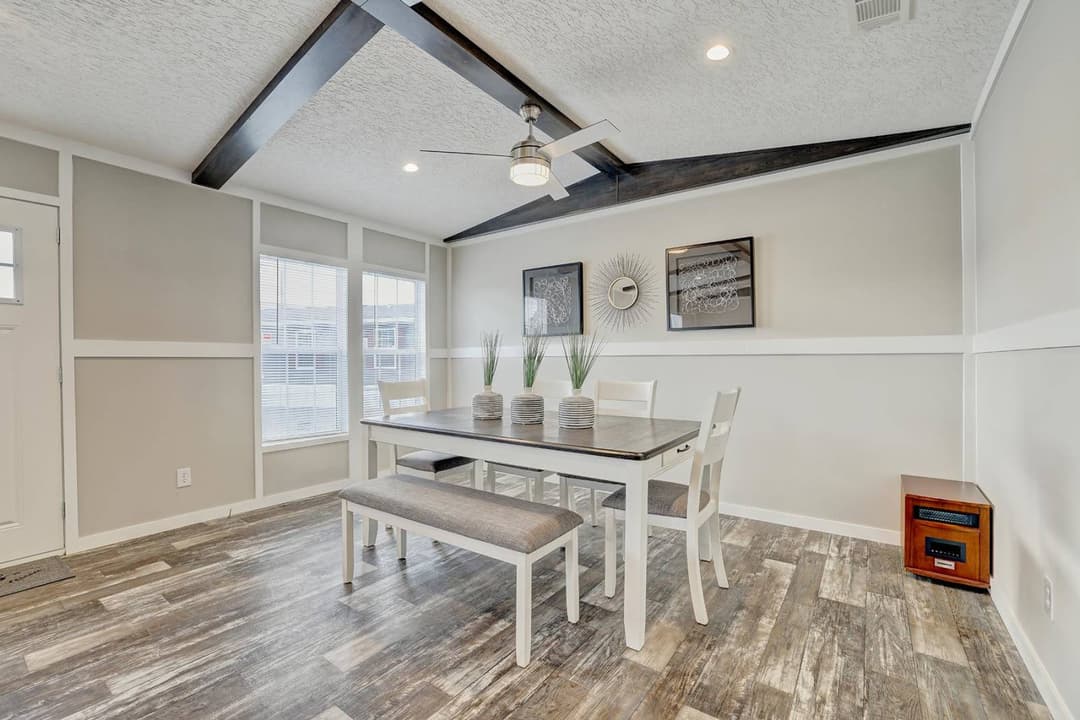 The chipper exterior home features