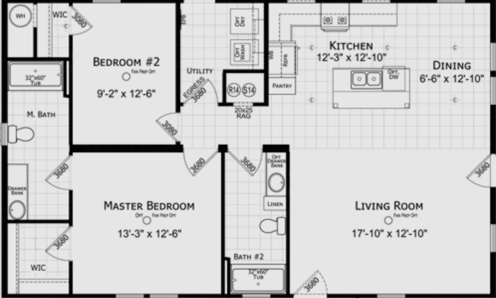 Starke floor plan home features