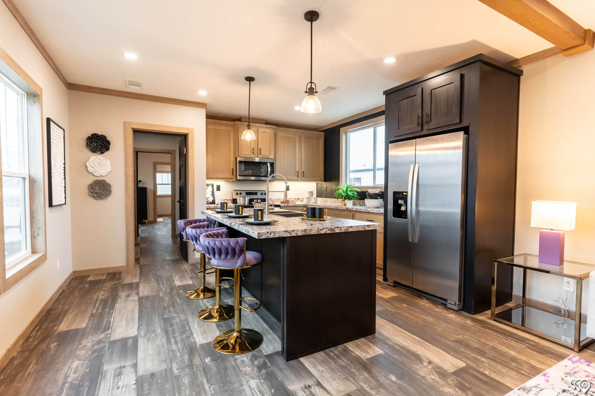 The canyon creek kitchen home features