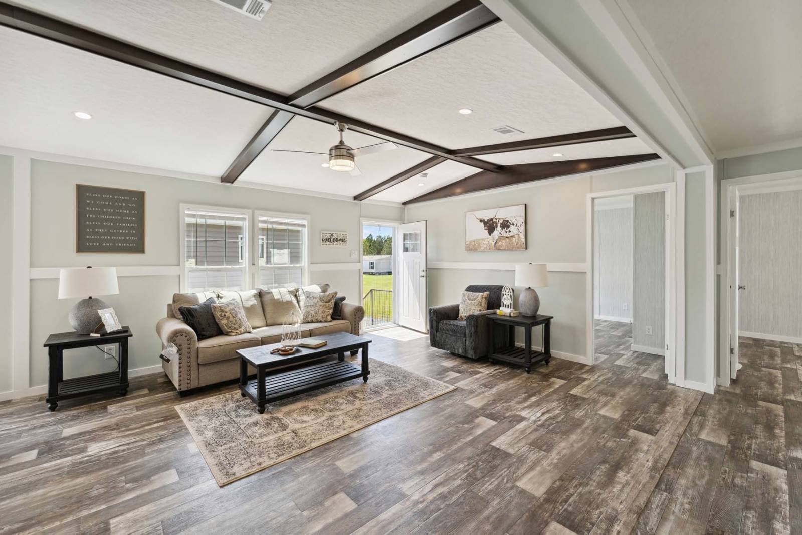 The maddux interior home features