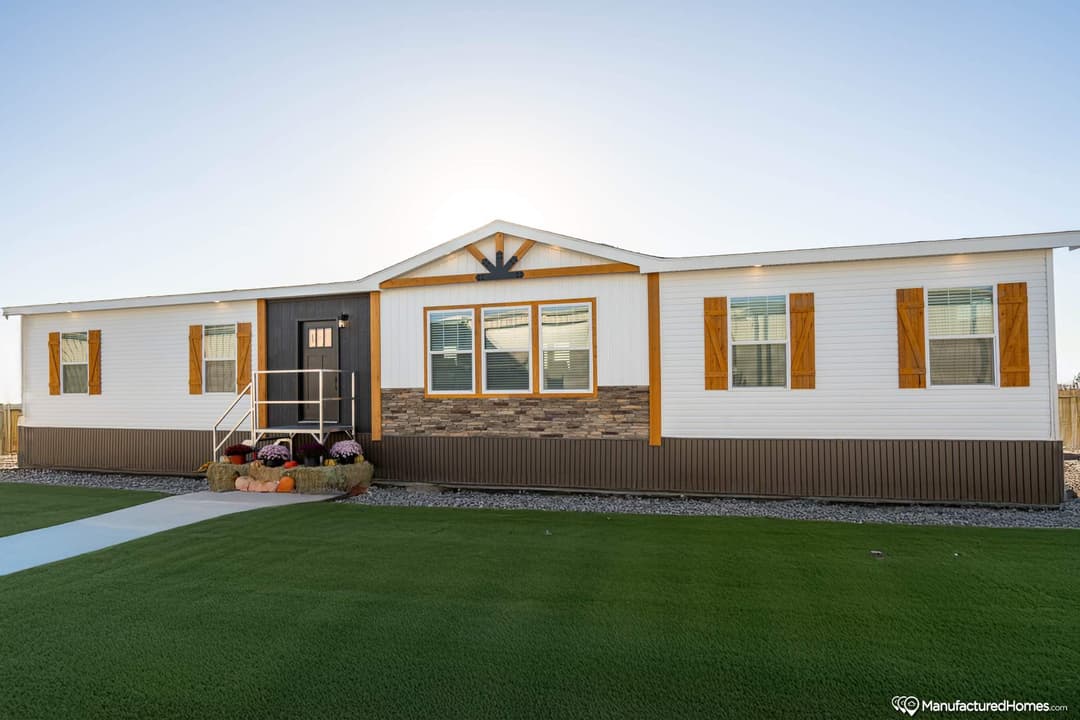 The patton creek hero, elevation, and exterior home features