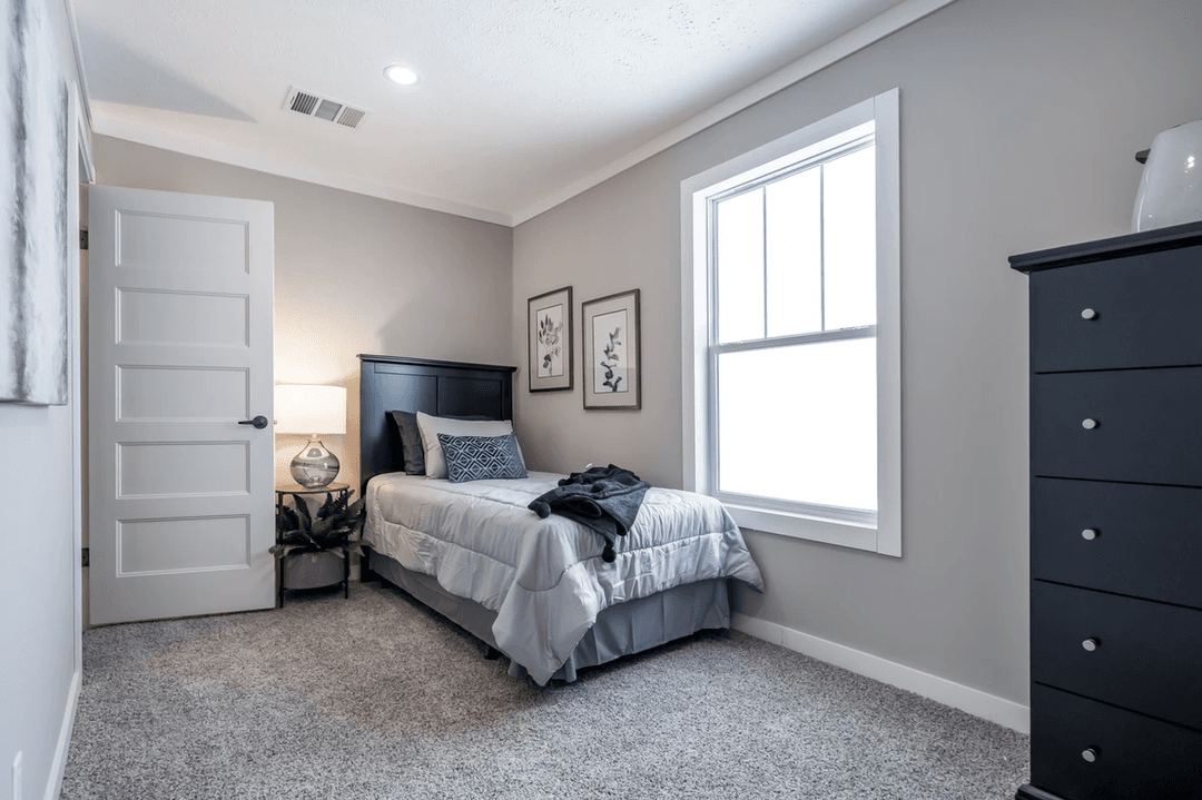 The cypress bedroom home features