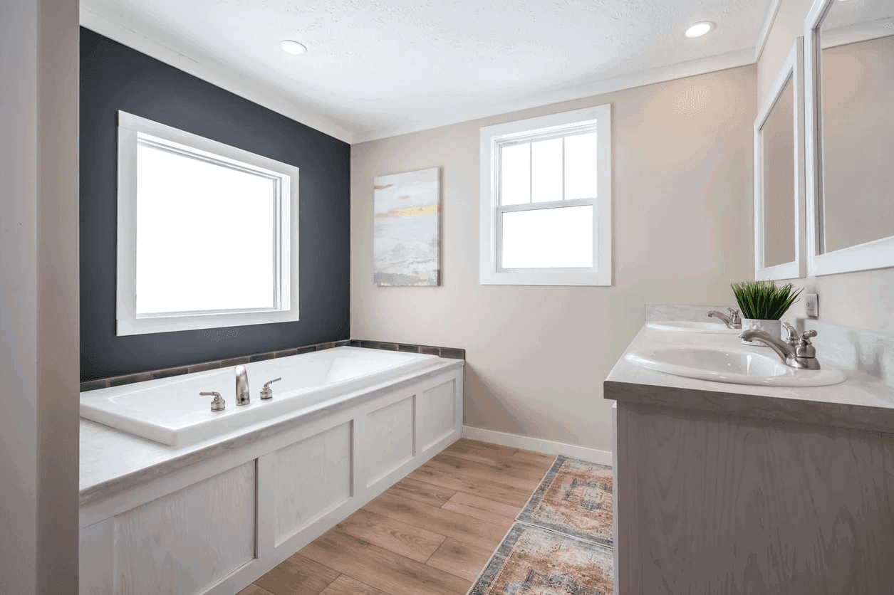 The callaway bathroom home features