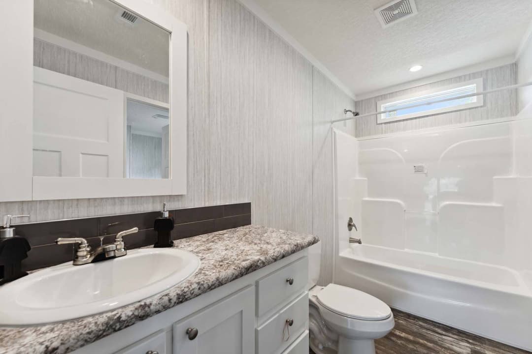 The aaron bathroom home features