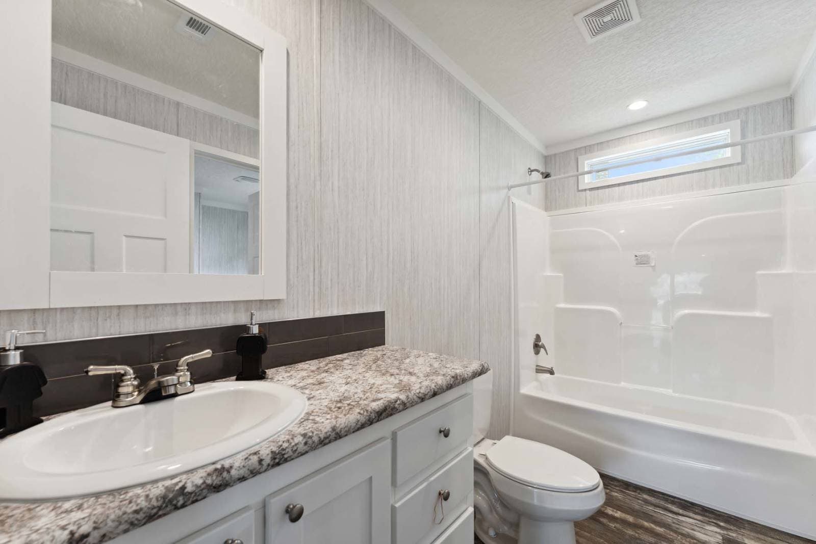 The aaron bathroom home features