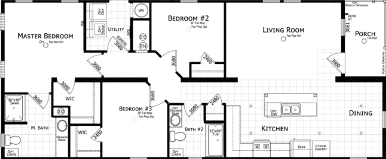 Julington floor plan home features