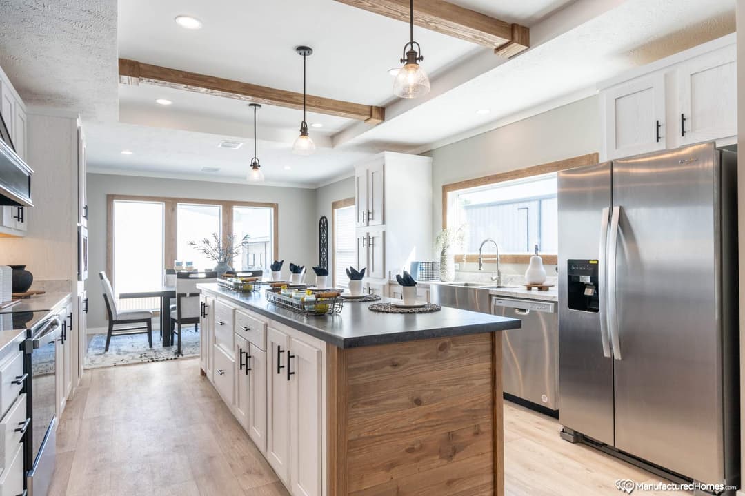 The shades creek kitchen home features