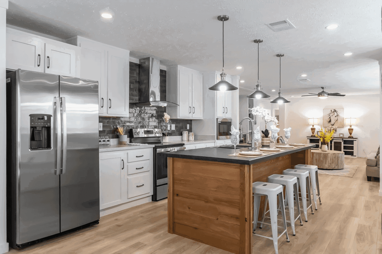 The chickasaw kitchen home features