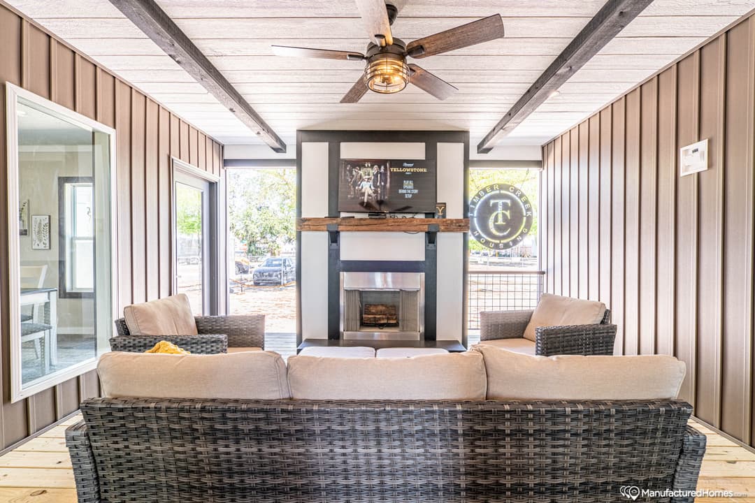 The white oak  interior home features