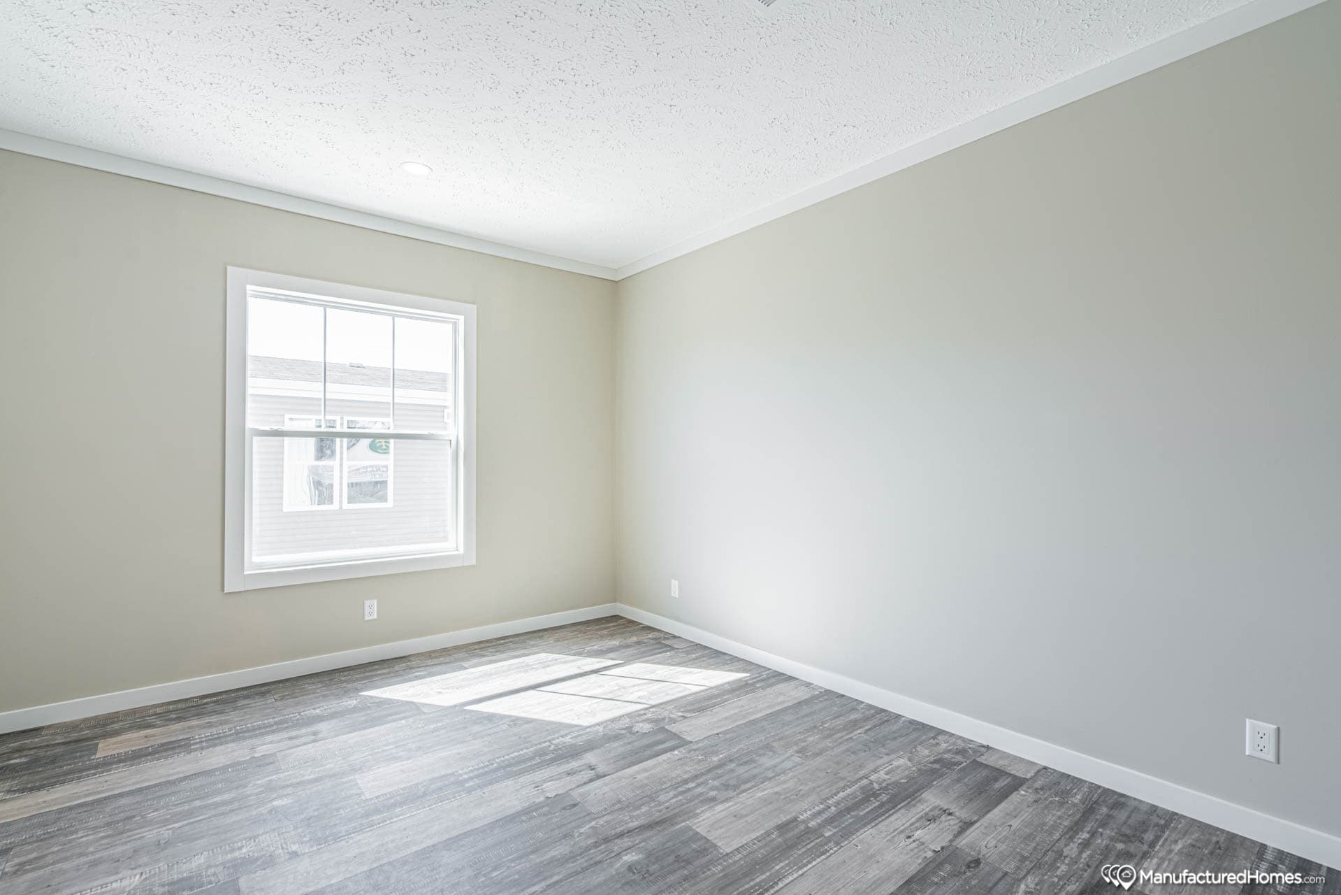 The white oak  bedroom home features