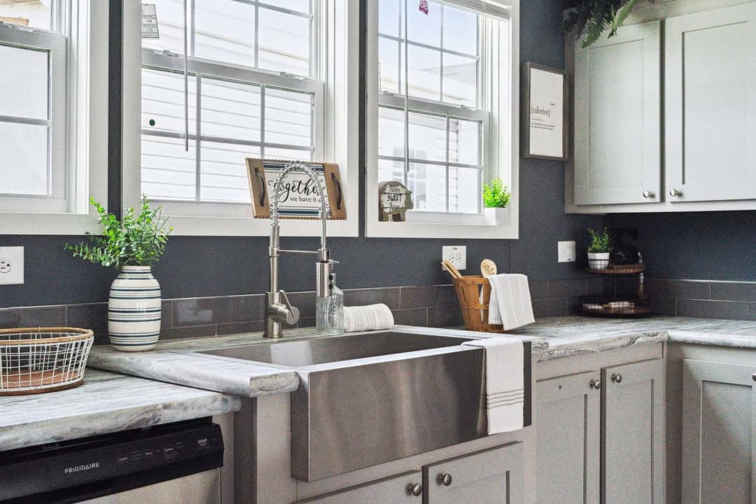 The chipper kitchen home features